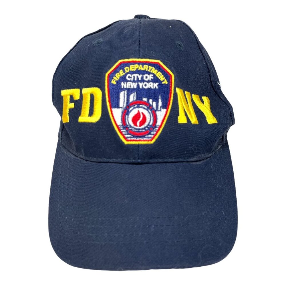 FDNY 9/11 Memorial Hat 10th Anniversary Honor & Remember Navy Blue Adjustable